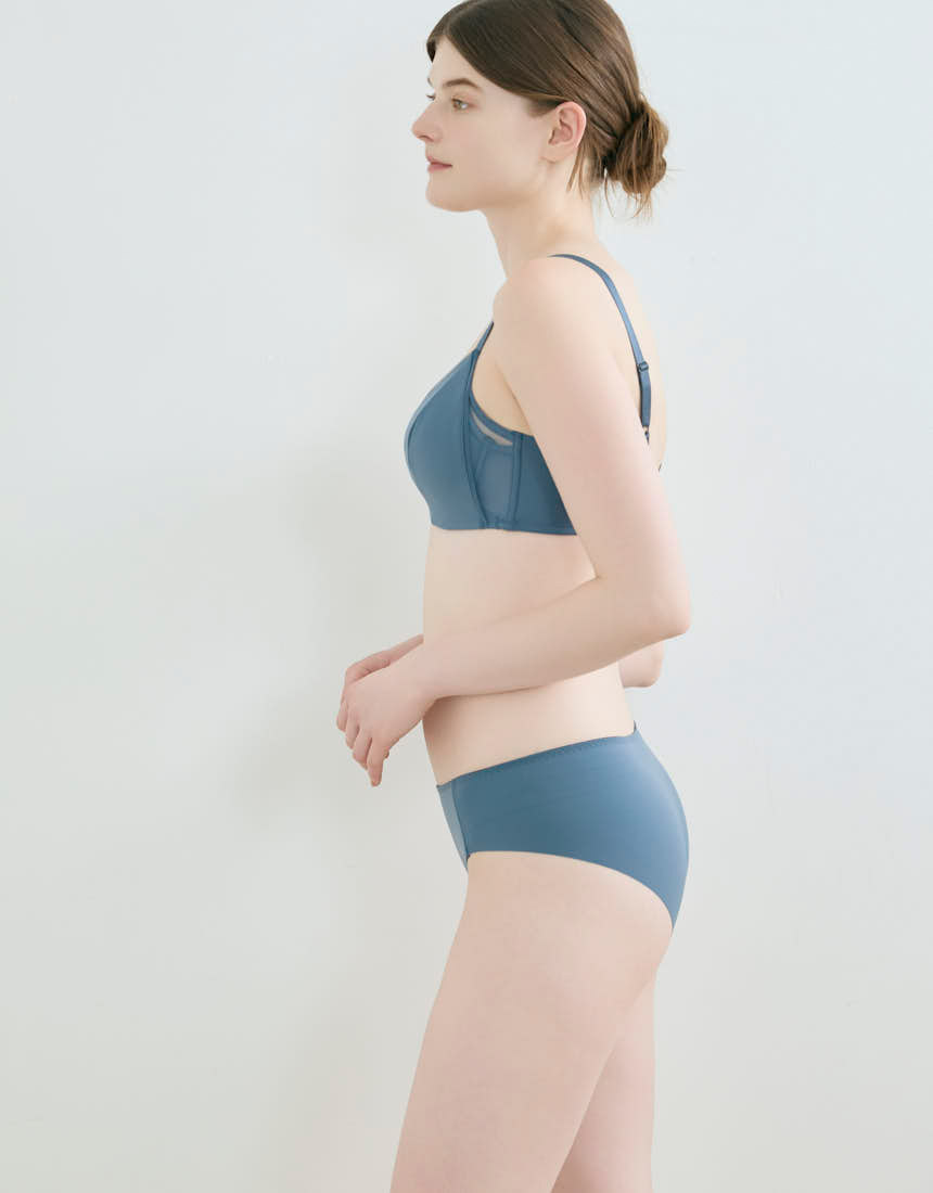 JB2310|ウンナナクール une nana cool 脇スッキリ さあ、わたし シンプル ブラジャー単品 BCDEFGカップ アンダー 65/70/75/80cm