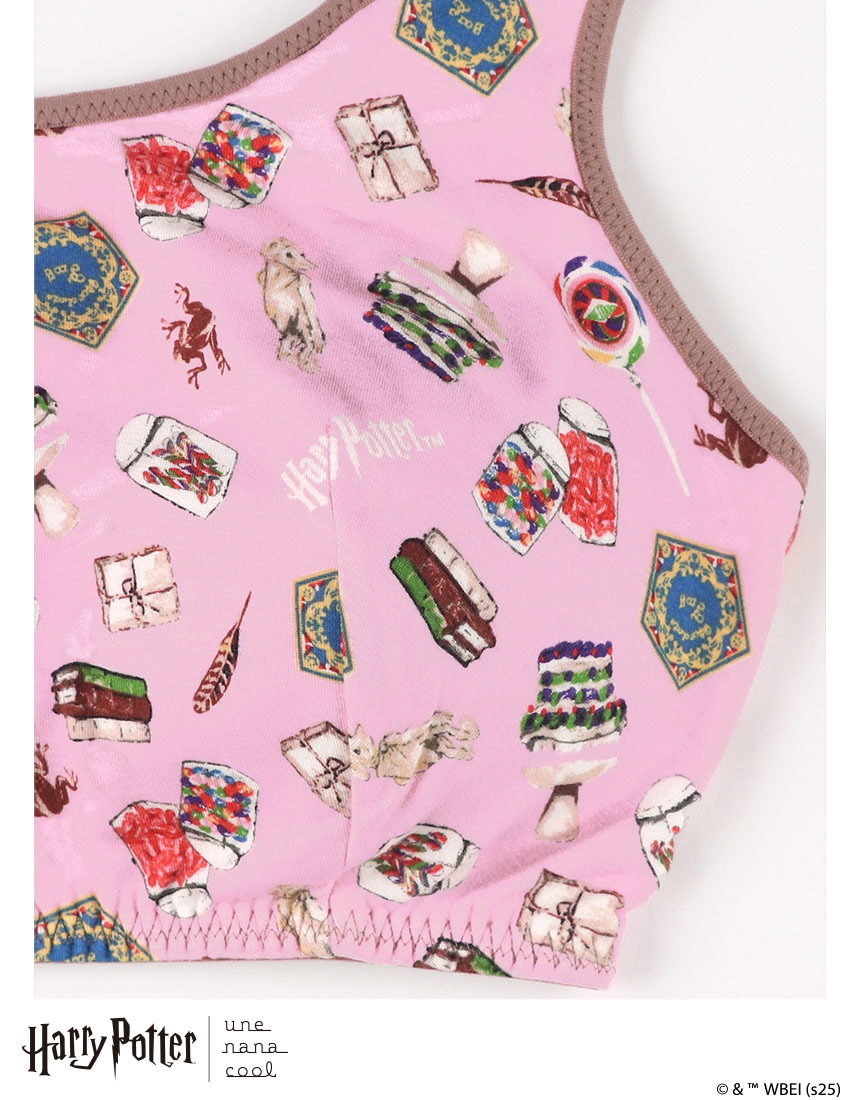 JB3957|ウンナナクール une nana cool Harry Potter × une nana cool ナイトアップブラ ノンワイヤーブラ M/L/LL/3L