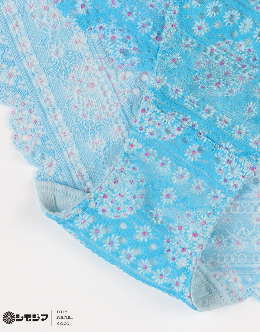 JF2522|ウンナナクール une nana cool MADE WITH シモジマ 総レースショーツ M/L