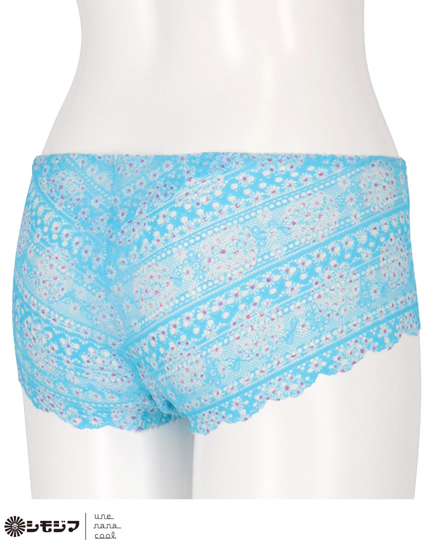 JF2522|ウンナナクール une nana cool MADE WITH シモジマ 総レースショーツ M/L