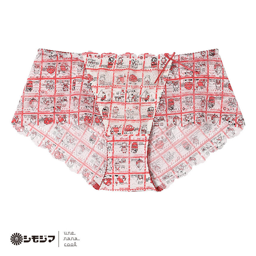 JF2522|ウンナナクール une nana cool MADE WITH シモジマ 総レースショーツ M/L