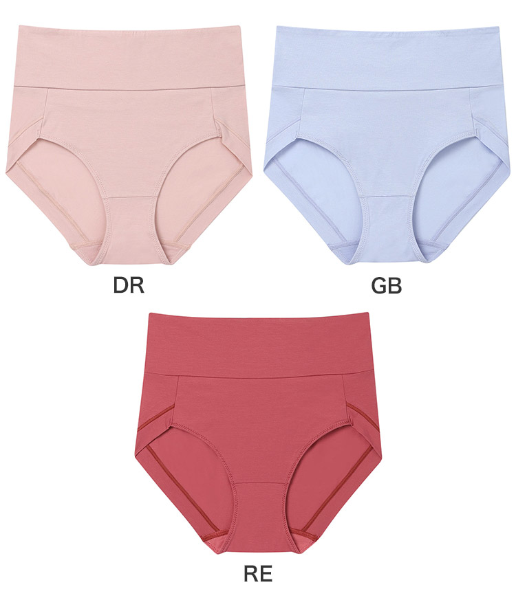 JF2731|ウンナナクール une nana cool 364コットン 綿たっぷり ハイウエストショーツ M/L/LL