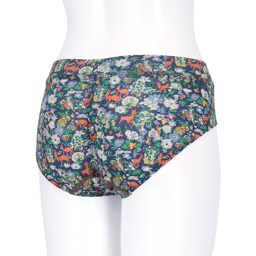 LF5050|ウンナナクール une nana cool ナイトアップブラ連動 MADE WITH LIBERTY FABRIC サニタリーショーツ 羽つきナプキン対応 M/L