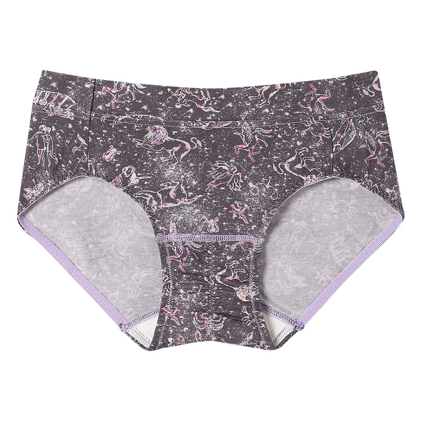 LF5050|ウンナナクール une nana cool ナイトアップブラ連動 MADE WITH LIBERTY FABRIC サニタリーショーツ 羽つきナプキン対応 M/L