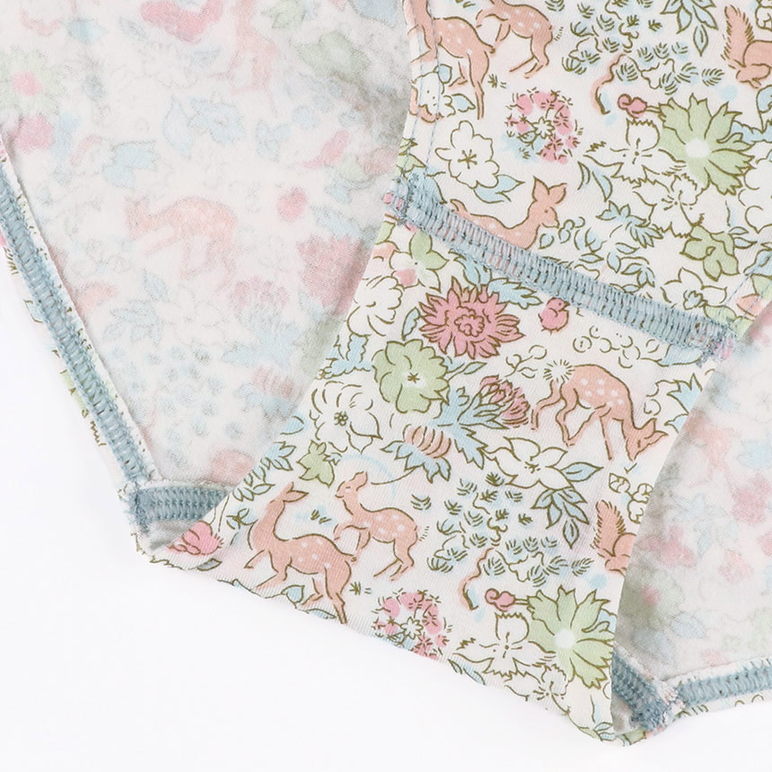 LF6250|ウンナナクール une nana cool ナイトアップブラ連動 MADE WITH LIBERTY FABRIC スタンダードショーツ M/L