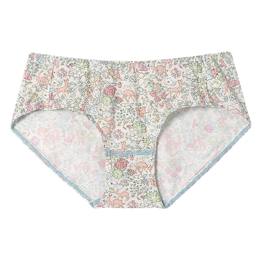 LF6250|ウンナナクール une nana cool ナイトアップブラ連動 MADE WITH LIBERTY FABRIC スタンダードショーツ M/L