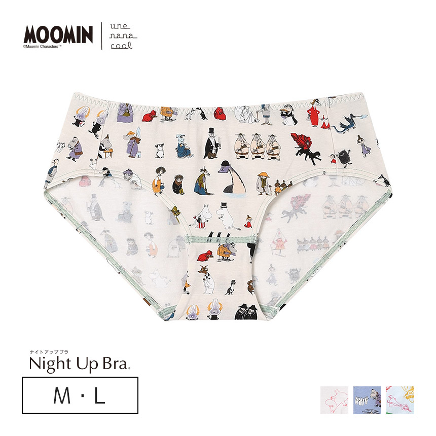 LF6251｜ウンナナクール une nana cool MOOMIN × une nana cool スタンダードショーツ M/L