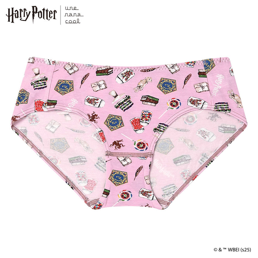 LF6257|ウンナナクール une nana cool Harry Potter × une nana cool ナイトアップブラ連動 スタンダードショーツ M/L