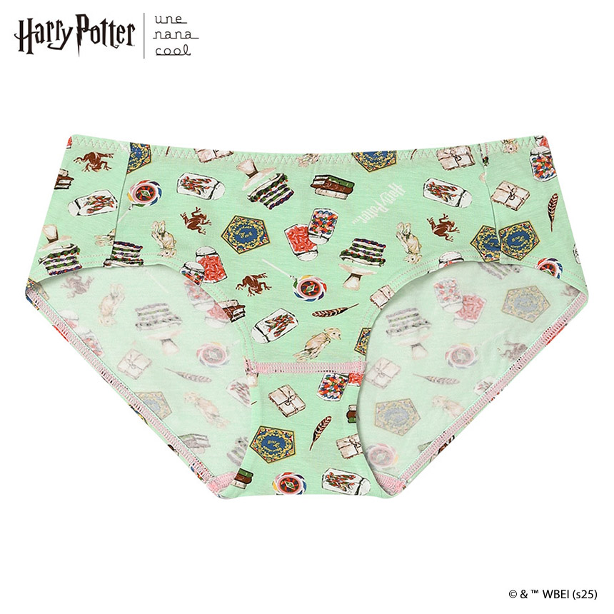 LF6257|ウンナナクール une nana cool Harry Potter × une nana cool ナイトアップブラ連動 スタンダードショーツ M/L