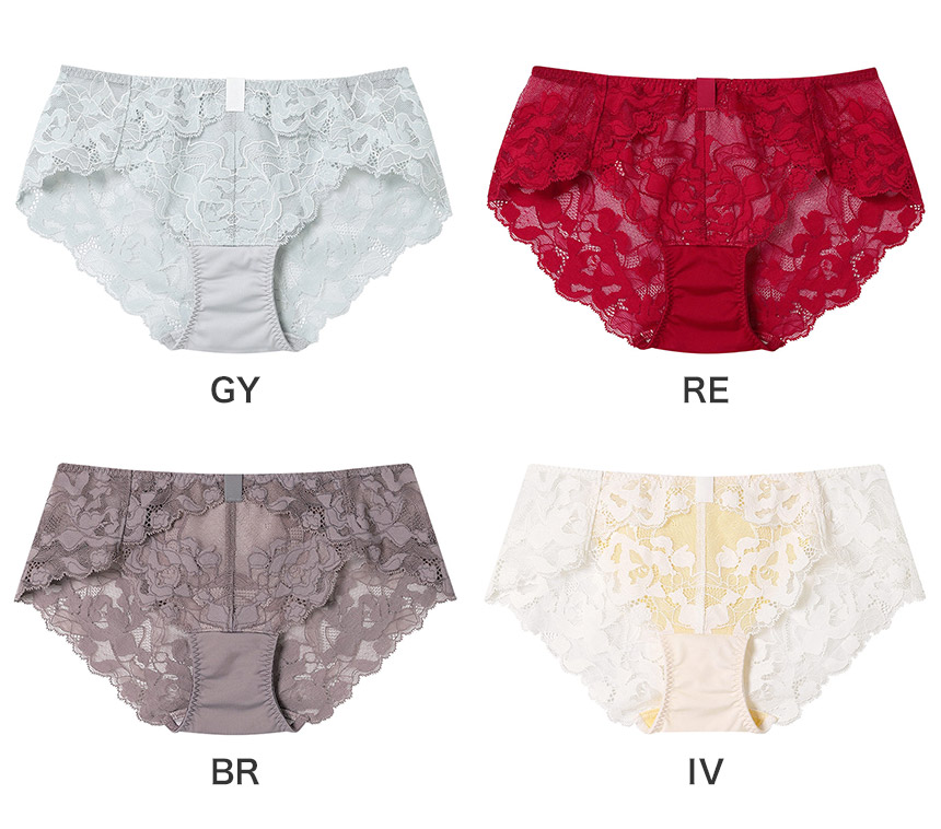 PUN501|ウンナナクール une nana cool リボンブラレース 総レースショーツ M/L