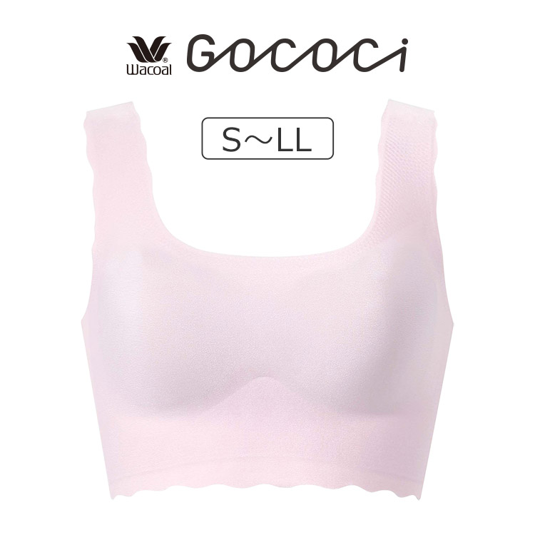 CGG510｜ワコール GOCOCi ゴコチ ベンベルグ カップ付きハーフトップ S/M/L/LL