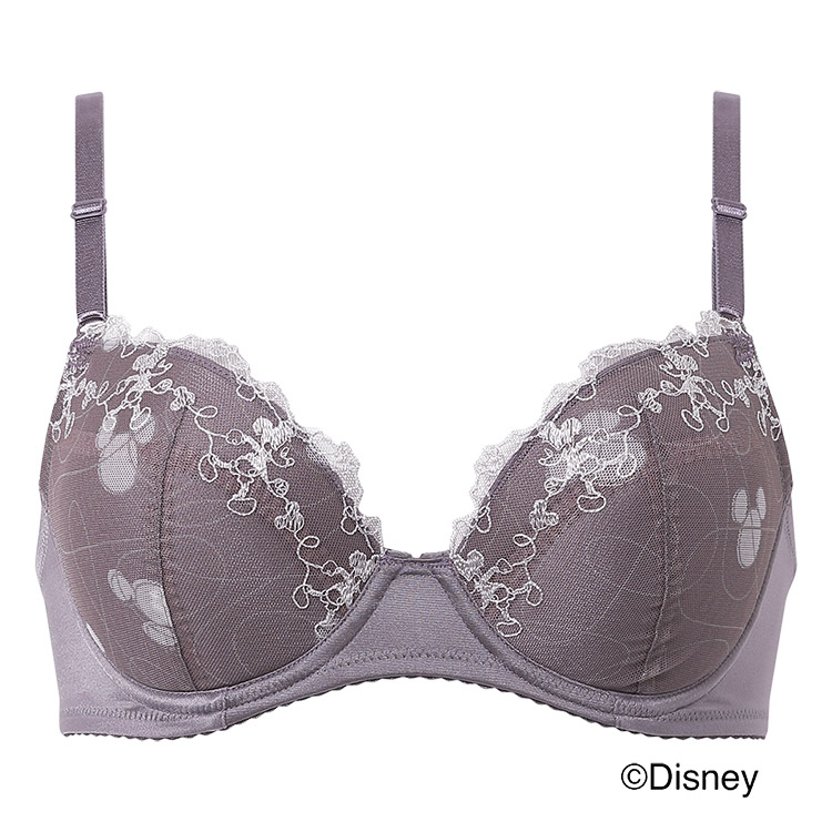 KB2063|ワコール ウイング ナチュラルアップブラ 【ディズニー】【ミッキーデザイン】 KB2063シリーズ ブラジャー単品 BCDEFカップ アンダー65/70/75/80/85cm