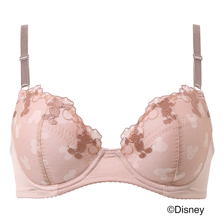 KB2063|ワコール ウイング ナチュラルアップブラ 【ディズニー】【ミッキーデザイン】 KB2063シリーズ ブラジャー単品 BCDEFカップ アンダー65/70/75/80/85cm