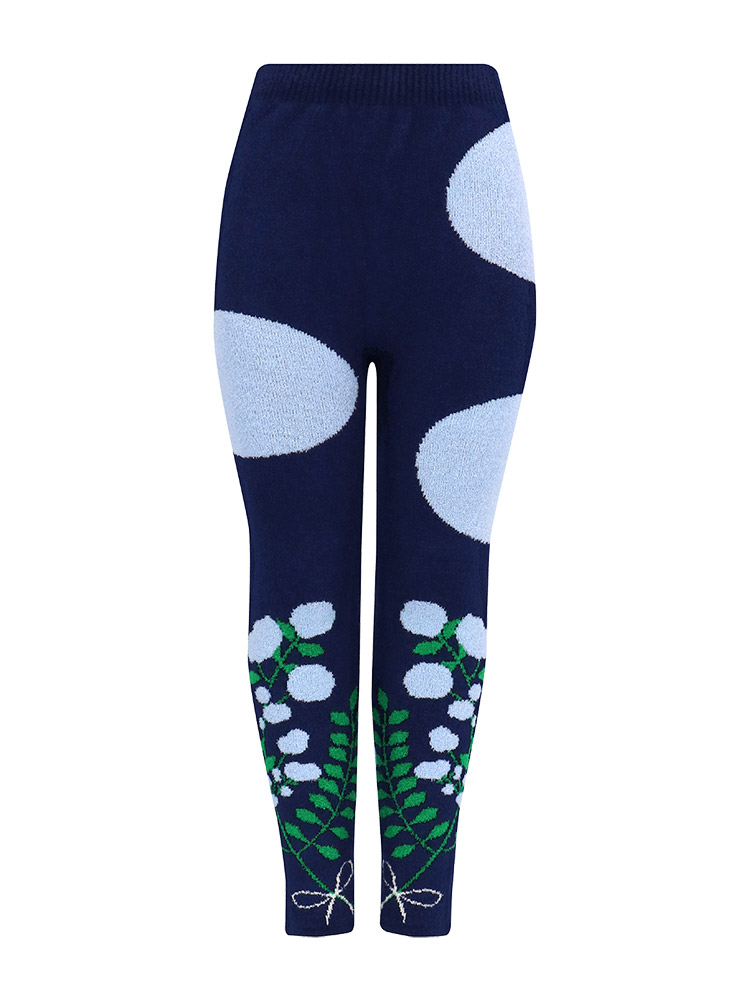 PPL757|ワコール ニットパンツ 毛パン 肌着 ボトムス 足首丈 M-L