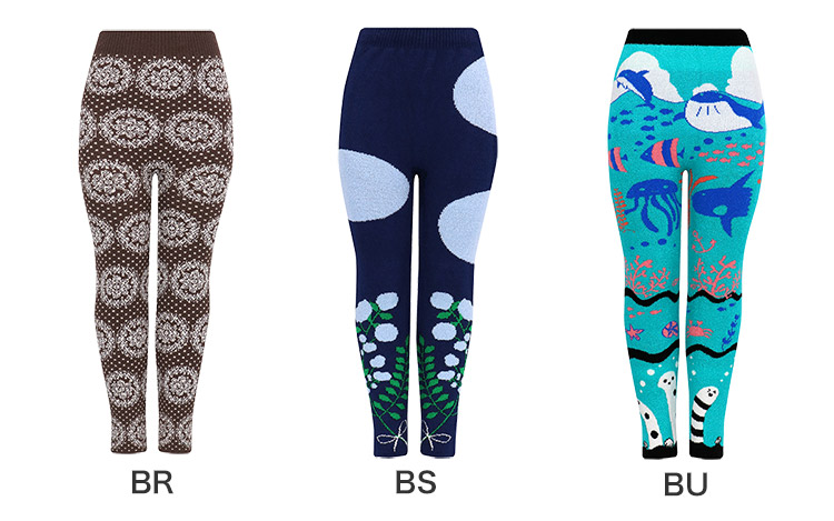 PPL757|ワコール ニットパンツ 毛パン 肌着 ボトムス 足首丈 M-L