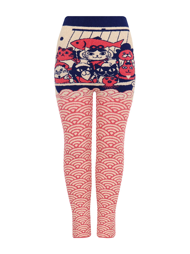 PPL757|ワコール ニットパンツ 毛パン 肌着 ボトムス 足首丈 M-L