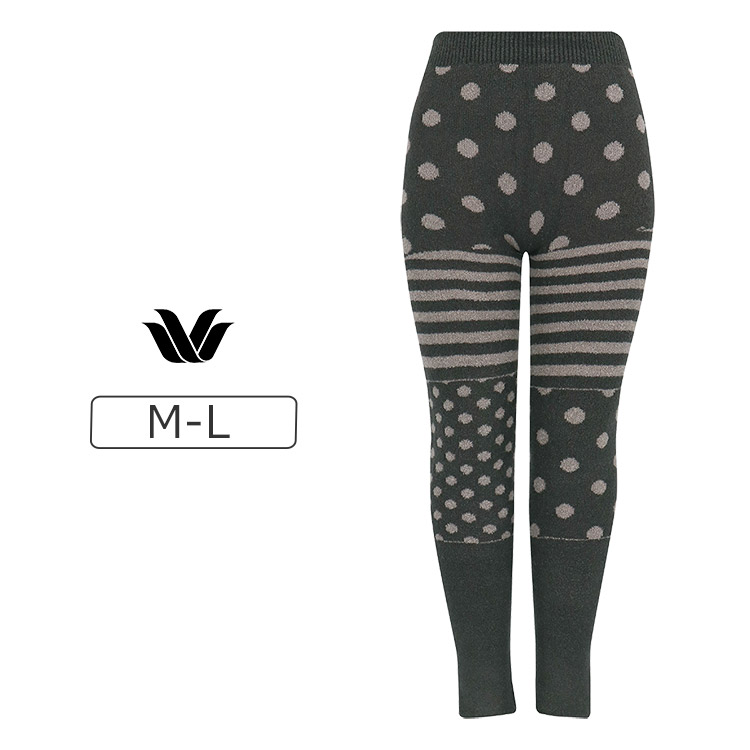 PPL767|ワコール ニットパンツ 毛パン 肌着 ボトムス 足首丈 M-L