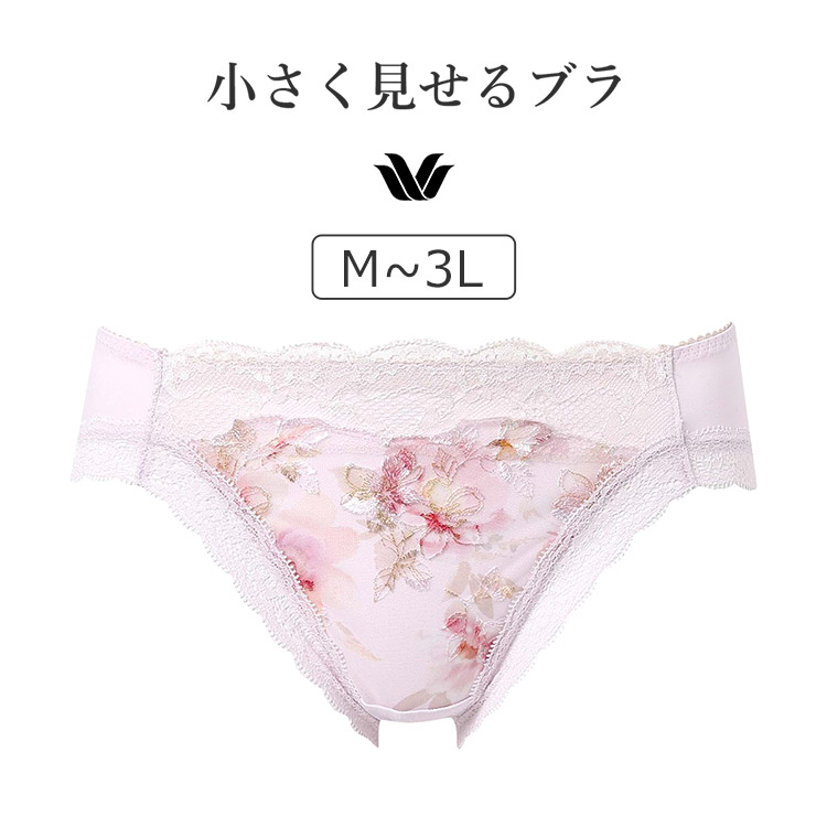 PRA153｜ワコール 小さく見せるブラ BRB453シリーズ スタンダードショーツ はきこみ丈・あさめ M/L/LL/3L