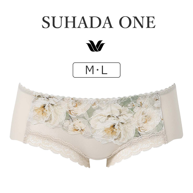 PXB611｜ワコール SUHADA ONE BXB411シリーズ ボーイレングスショーツ はきこみ丈 あさめ M/L