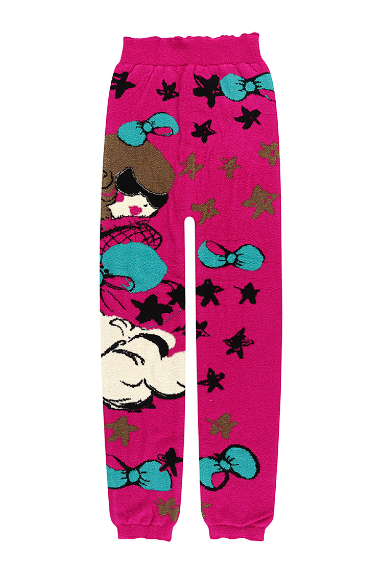 UEY667|ワコール ツモリチサト スリープ ボトムス 毛パン はきこみ丈 ふかめ(深ばき)足首丈 M-L