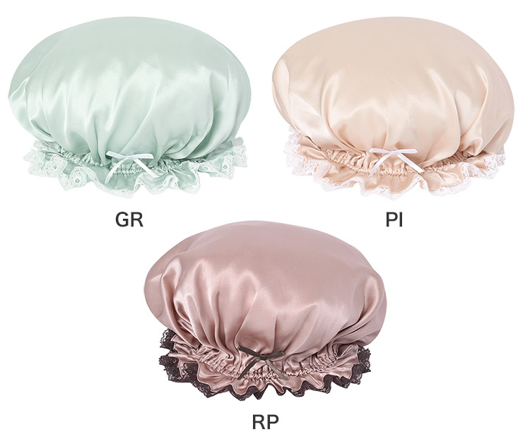 YEY145|ワコール 睡眠科学 ナイトキャップ レディース シルクサテン M