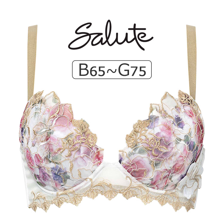 BTJ717｜ワコール サルート 17G ブラジャー単品 Real Up Bra BCDEFGカップ  アンダー65/70/75cm