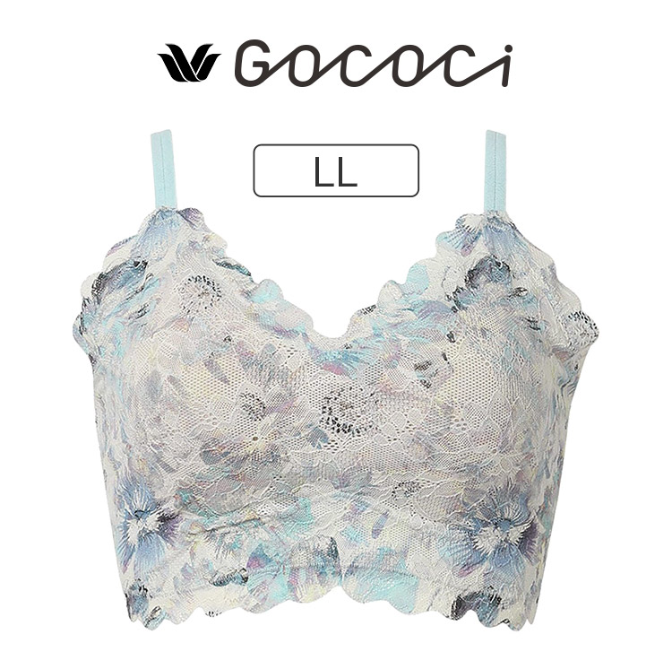 CGG297｜ワコール GOCOCi  カップ付きハーフトップ ブラレット M/L/LL