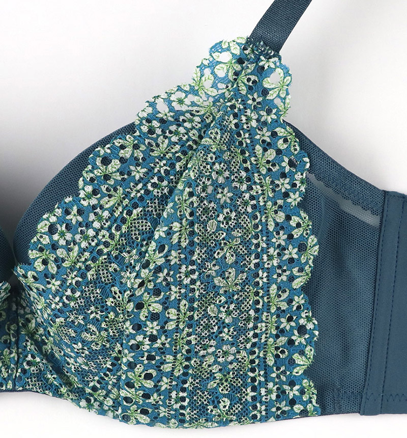JB2323|ウンナナクール une nana cool MADE WITH LIBERTY FABRIC さあ、わたし レース ブラジャー単品 BCDEFカップ アンダー 65/70/75/80cm