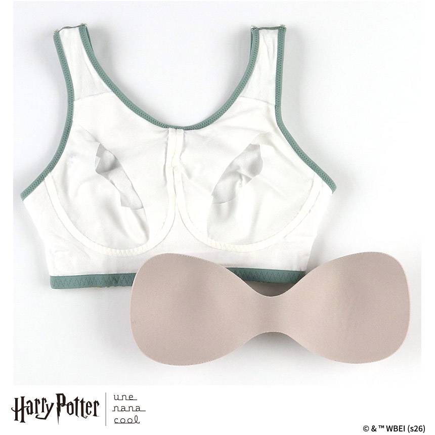 JB3967|ウンナナクール une nana cool Harry Potter × une nana cool ナイトアップブラ ノンワイヤーブラ M/L/LL/3L