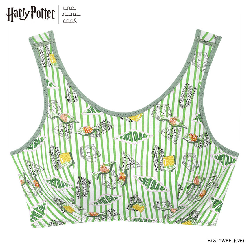 JB3967|ウンナナクール une nana cool Harry Potter × une nana cool ナイトアップブラ ノンワイヤーブラ M/L/LL/3L