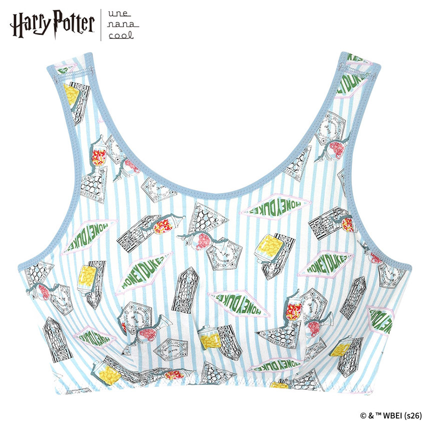 JB3967|ウンナナクール une nana cool Harry Potter × une nana cool ナイトアップブラ ノンワイヤーブラ M/L/LL/3L