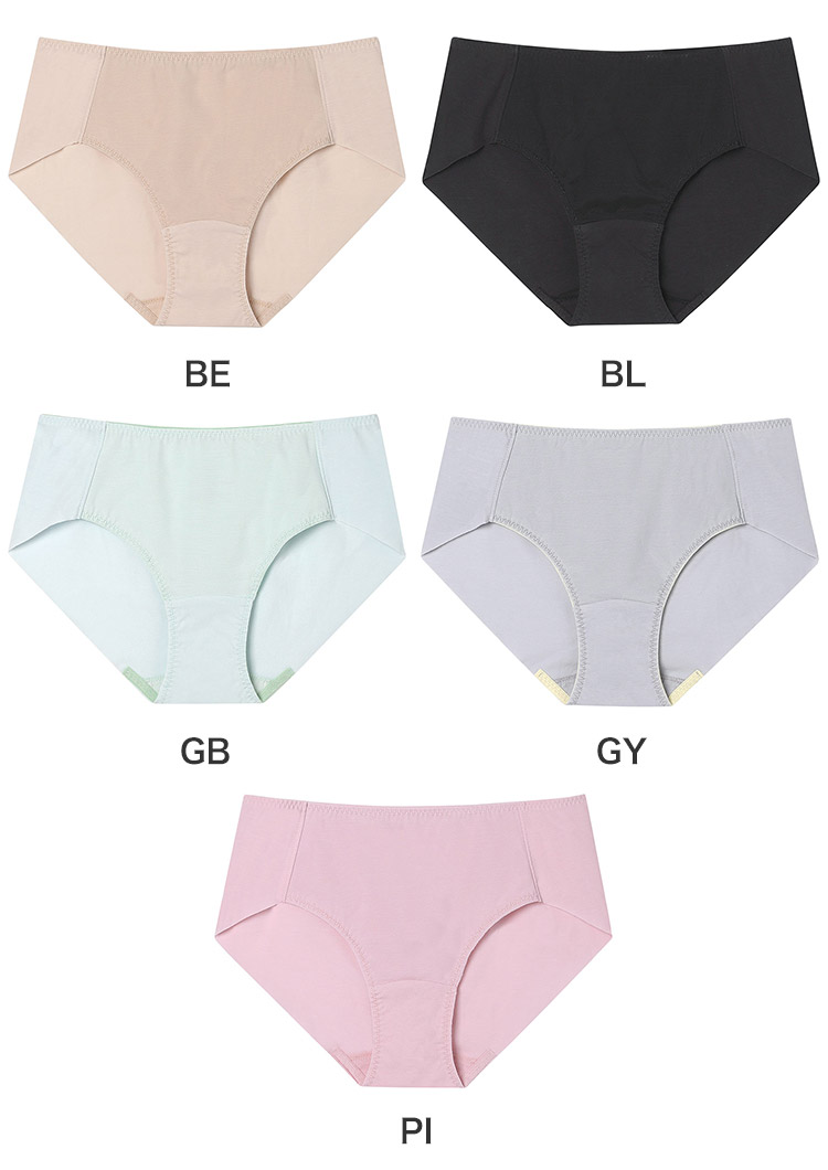 JF2760|ウンナナクール une nana cool 364ブラ シンプル 綿混ショーツ スタンダードショーツ M/L/LL