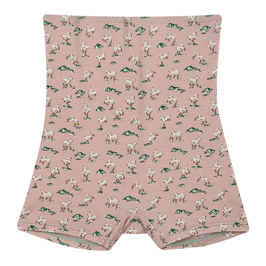 LF3050|ウンナナクール une nana cool ナイトアップブラ連動 MADE WITH LIBERTY FABRIC ハラマキ付きショーツ ボーイレングスショーツ M/L