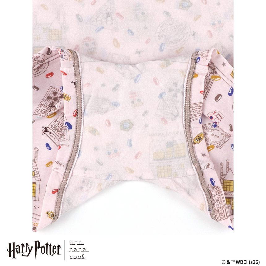 LF3067|ウンナナクール une nana cool Harry Potter × une nana cool ナイトアップブラ連動 ハラマキ付きショーツ M/L
