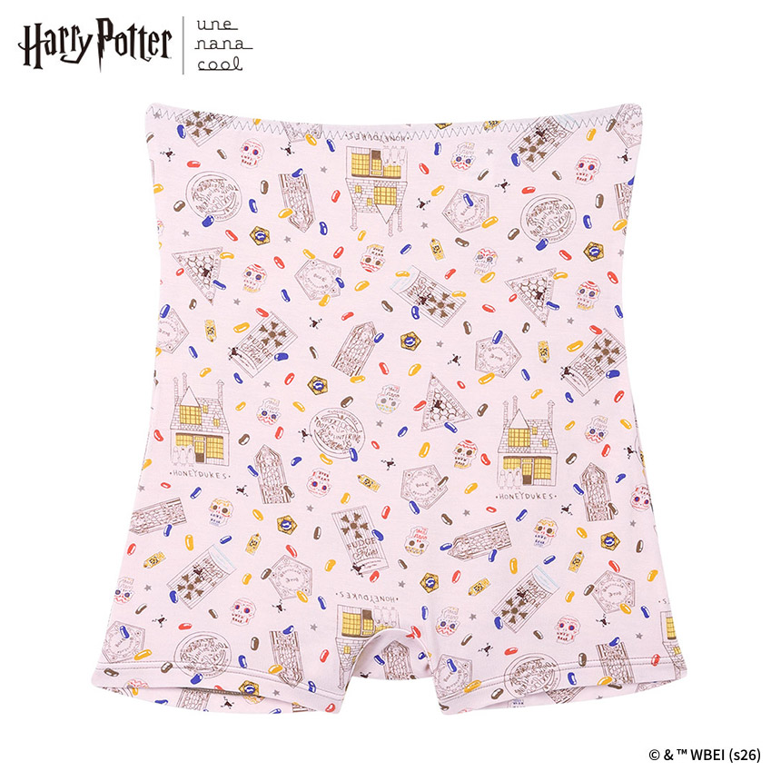 LF3067|ウンナナクール une nana cool Harry Potter × une nana cool ナイトアップブラ連動 ハラマキ付きショーツ M/L