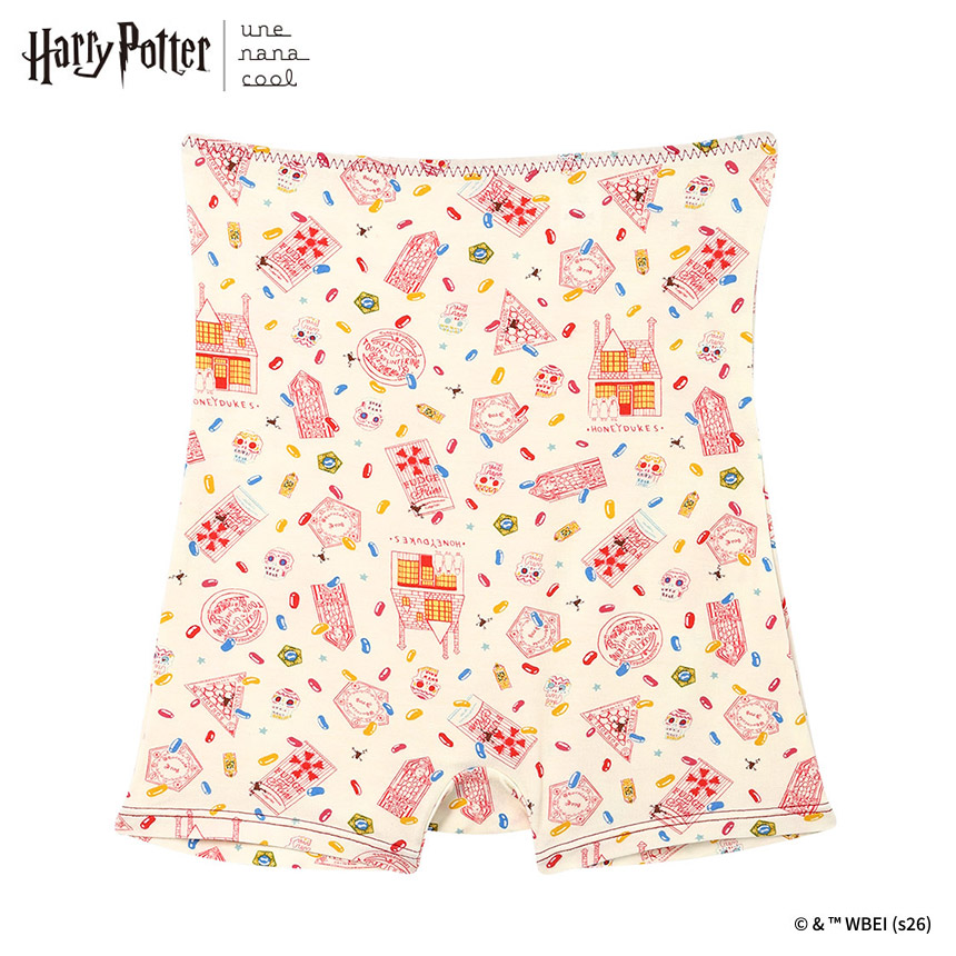 LF3067|ウンナナクール une nana cool Harry Potter × une nana cool ナイトアップブラ連動 ハラマキ付きショーツ M/L