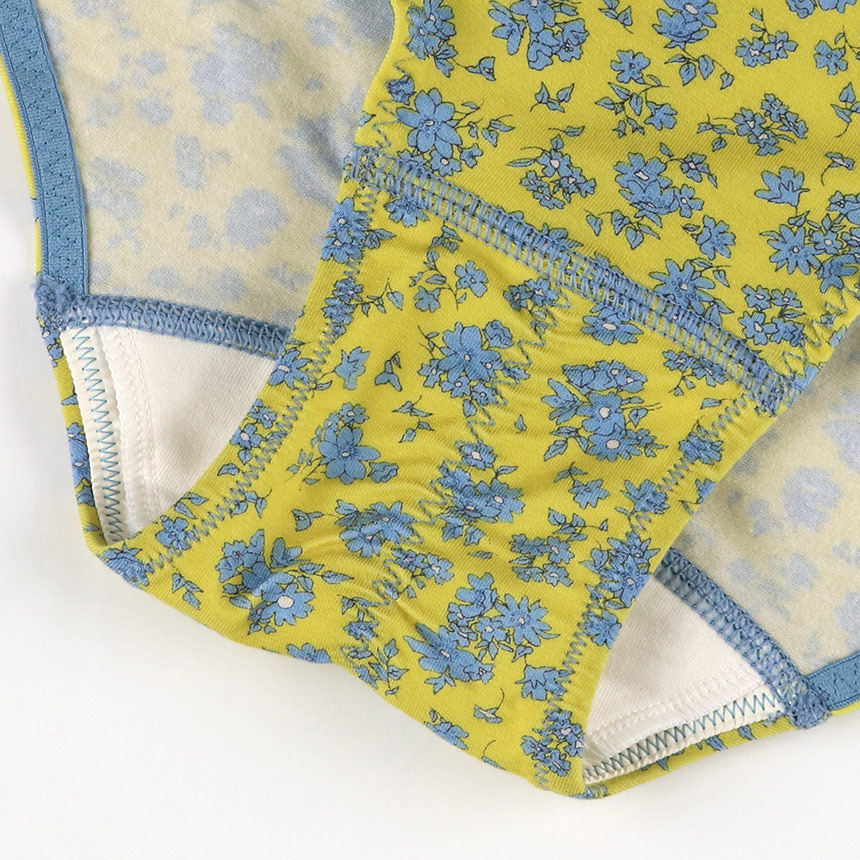 LF5050|ウンナナクール une nana cool ナイトアップブラ連動 MADE WITH LIBERTY FABRIC サニタリーショーツ 羽つきナプキン対応 M/L