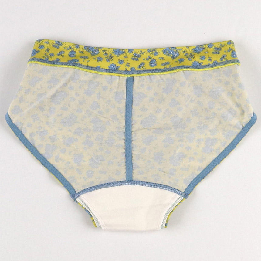 LF5050|ウンナナクール une nana cool ナイトアップブラ連動 MADE WITH LIBERTY FABRIC サニタリーショーツ 羽つきナプキン対応 M/L