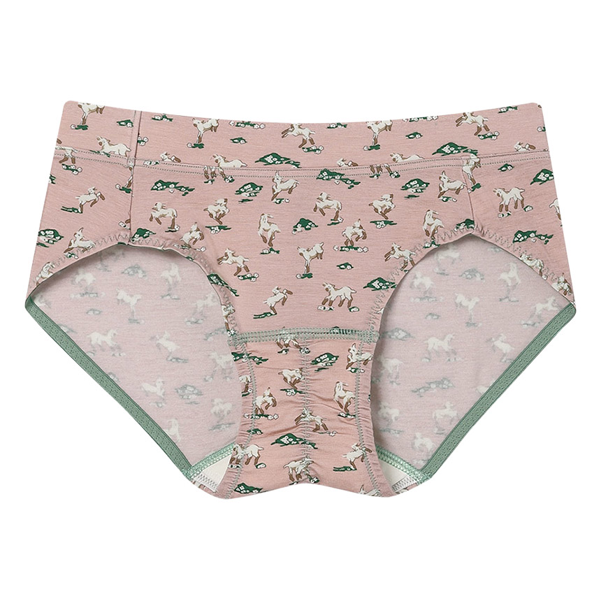 LF5050|ウンナナクール une nana cool ナイトアップブラ連動 MADE WITH LIBERTY FABRIC サニタリーショーツ 羽つきナプキン対応 M/L
