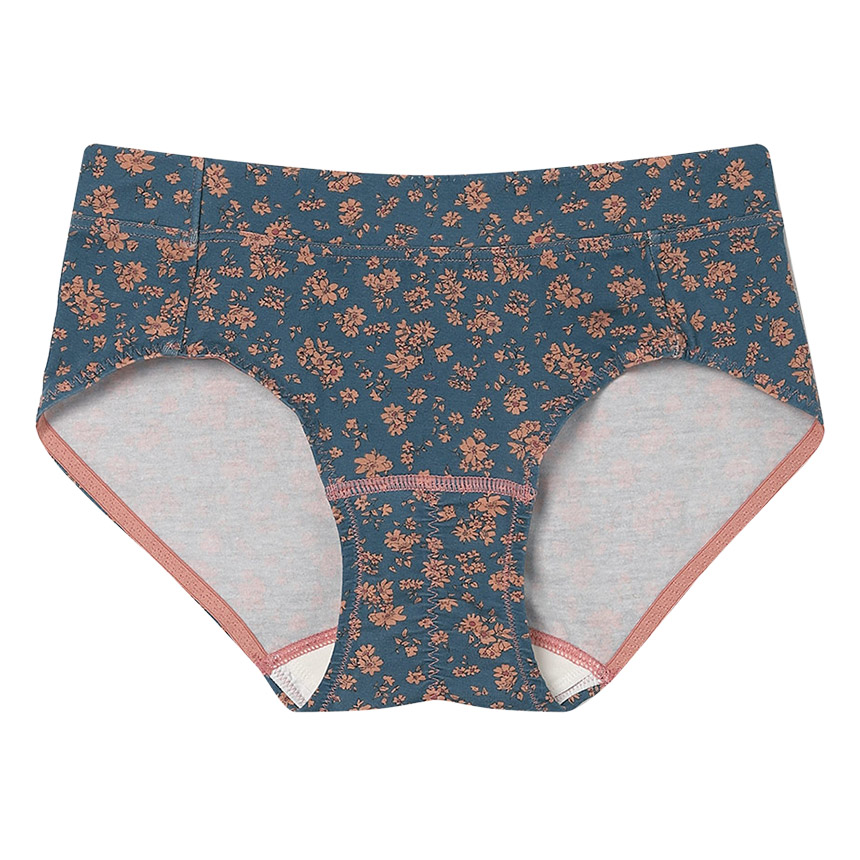 LF5050|ウンナナクール une nana cool ナイトアップブラ連動 MADE WITH LIBERTY FABRIC サニタリーショーツ 羽つきナプキン対応 M/L