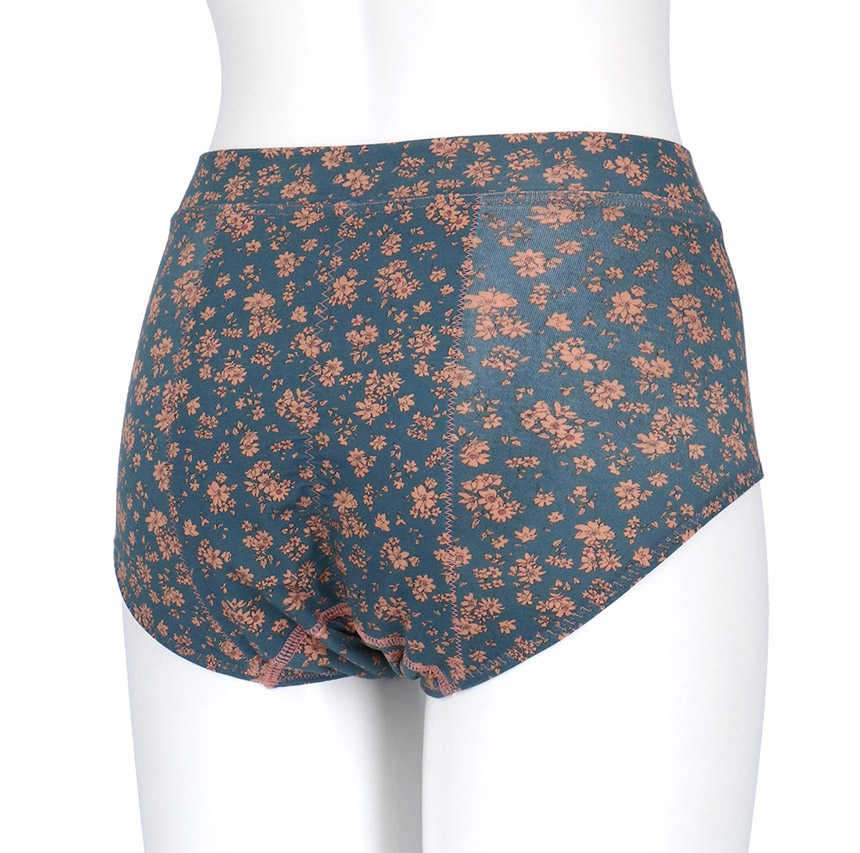 LF5650|ウンナナクール une nana cool ナイトアップブラ連動 MADE WITH LIBERTY FABRIC ナイト用 サニタリーショーツ 羽つきナプキン対応 M/L