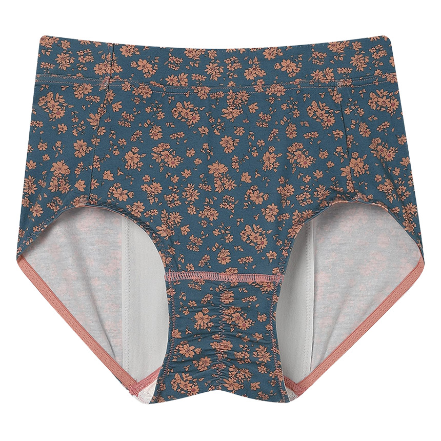 LF5650|ウンナナクール une nana cool ナイトアップブラ連動 MADE WITH LIBERTY FABRIC ナイト用 サニタリーショーツ 羽つきナプキン対応 M/L