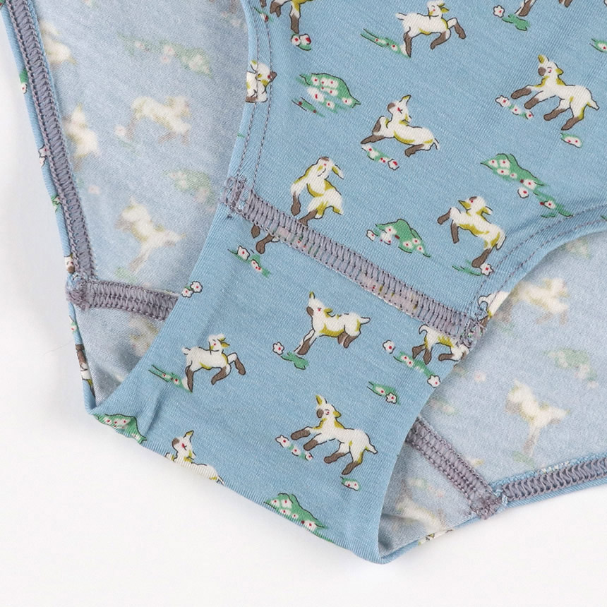 LF6250|ウンナナクール une nana cool ナイトアップブラ連動 MADE WITH LIBERTY FABRIC スタンダードショーツ M/L