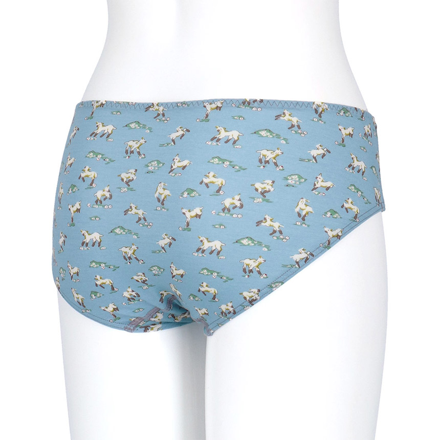 LF6250|ウンナナクール une nana cool ナイトアップブラ連動 MADE WITH LIBERTY FABRIC スタンダードショーツ M/L