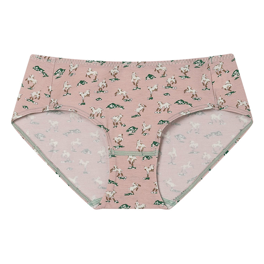 LF6250|ウンナナクール une nana cool ナイトアップブラ連動 MADE WITH LIBERTY FABRIC スタンダードショーツ M/L