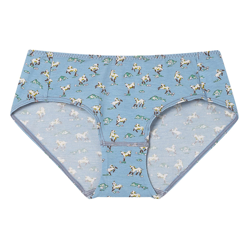 LF6250|ウンナナクール une nana cool ナイトアップブラ連動 MADE WITH LIBERTY FABRIC スタンダードショーツ M/L