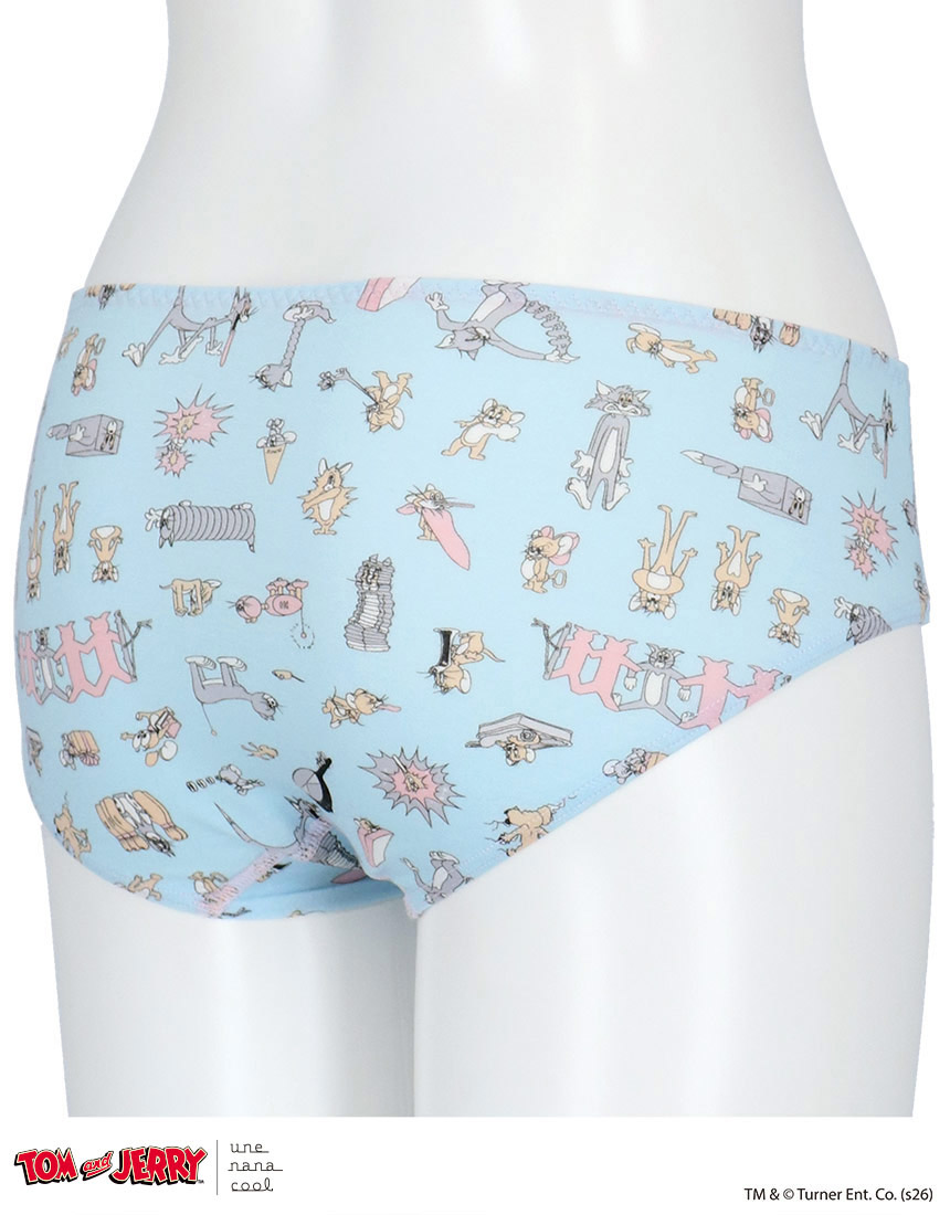 LF6259|ウンナナクール une nana cool トムとジェリー × une nana cool ナイトアップブラ連動 スタンダードショーツ M/L