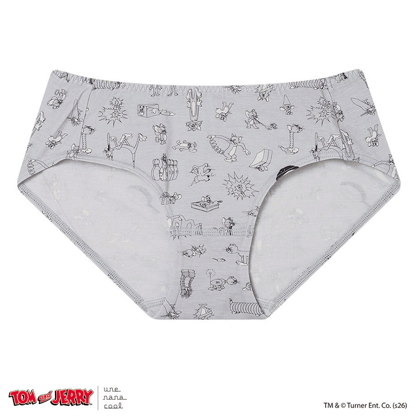 LF6259|ウンナナクール une nana cool トムとジェリー × une nana cool ナイトアップブラ連動 スタンダードショーツ M/L