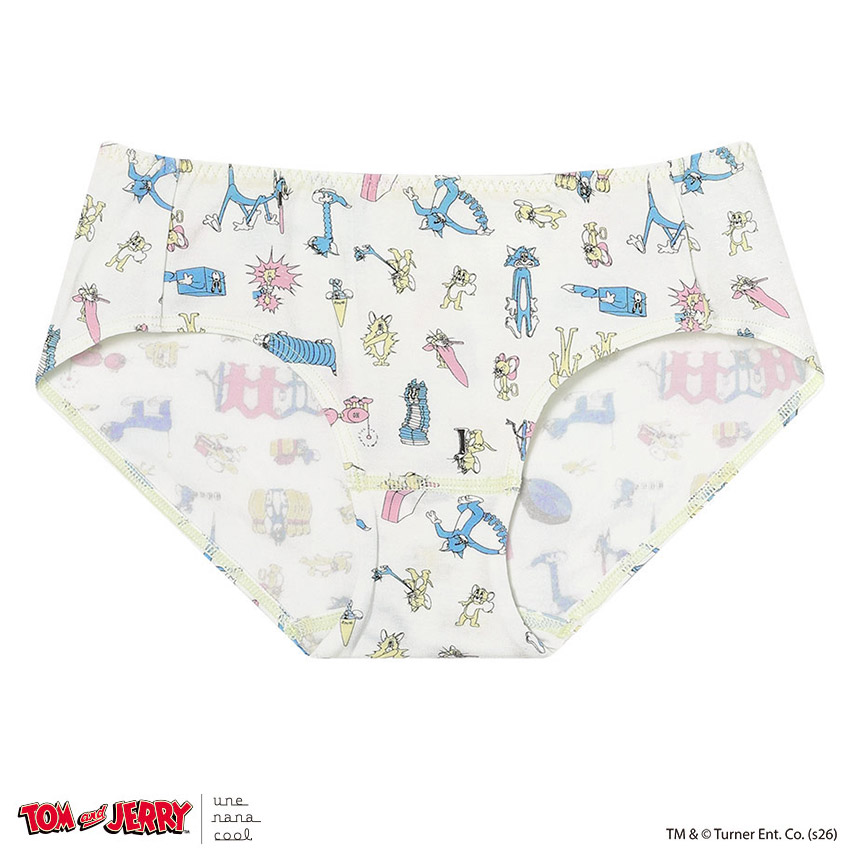 LF6259|ウンナナクール une nana cool トムとジェリー × une nana cool ナイトアップブラ連動 スタンダードショーツ M/L