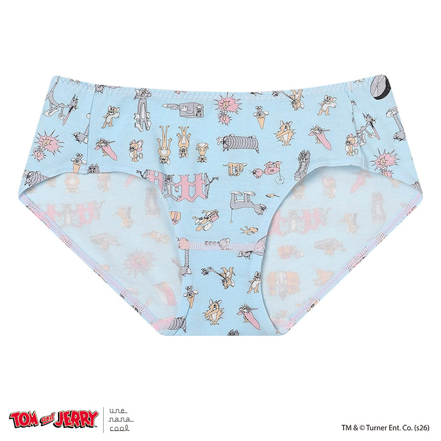 LF6259|ウンナナクール une nana cool トムとジェリー × une nana cool ナイトアップブラ連動 スタンダードショーツ M/L